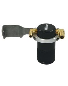 SEPARATOR, AIR OIL, CATCH CAN,  SMALL BODY, BLACK FINISH, TOYOTA TUNDRA, 07-14