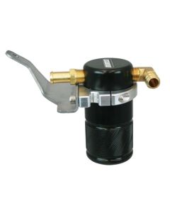 SEPARATOR, AIR OIL, CATCH CAN, SMALL BODY, BLACK FINISH, JEEP JK, 2007-2011