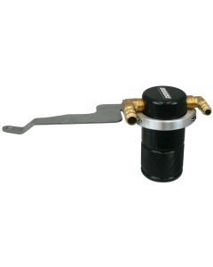 SEPARATOR, AIR OIL, CATCH CAN, SMALL BODY, BLACK FINISH, SUBARU WRX, 15-UP