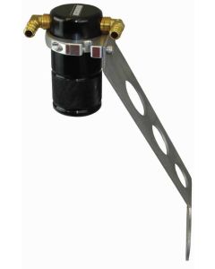 SEPARATOR, AIR OIL, CATCH CAN, SMALL BODY, BLACK FINISH, CORVETTE 07-13, Z06, 06-13