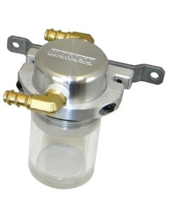 SEPARATOR, AIR OIL, CATCH CAN, SMALL BODY, UNIVERSAL, CLEAR BOTTOM