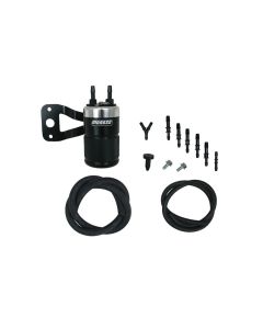 SEPARATOR, AIR OIL, H-D TWIN CAM WITH STOCK AIR CLEANER,BLACK & POLISHED