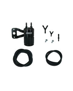 SEPARATOR, AIR OIL, H-D TWIN CAM WITH VANCE & HINES V02 AIR CLEANER,DOES NOT FIT V02 90, BLACK
