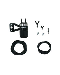 SEPARATOR, AIR OIL, H-D TWIN CAM WITH VANCE & HINES V02 AIR CLEANER,DOES NOT FIT V02 90, BLACK & POLISHED