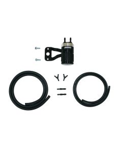 SEPARATOR, AIR OIL, H-D MILWAUKEE 8, TOURING MODELS, WITH STOCK & SCREAMING EAGLE AIR CLEANER, DOES NOT FIT HEAVY BREATHER, BLACK & POLISHED