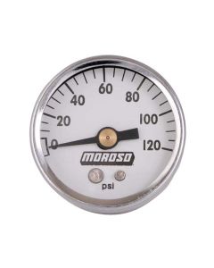 OIL PRES GAUGE, 1.5 IN DIA, 0-120 LB