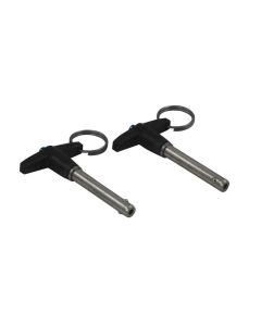 QUICK RELEASE PIN, 5/6 IN. DIA X 1 IN. LONG, TWO PACK
