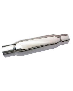 MUFFLER, SPIRAL FLOW, 3.0 IN DIAMETER, STAINLESS STEEL