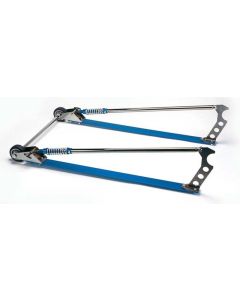 WHEEL-E-BAR, CHROME/BLUE