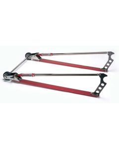 WHEEL-E-BAR, CHROME/RED