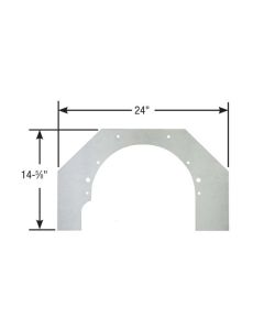 MID PLATE, PONTIAC/OLDS 301-455, ALUMINUM