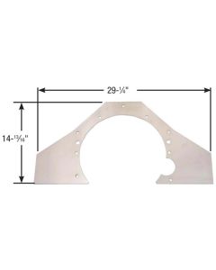MID PLATE, GM LS, ALUMINUM