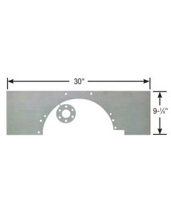 MID PLATE, FORD 289-302, 351C, 351W, STEEL