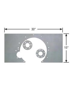 MID PLATE, CHRYSLER 273-360 WITH 727 & A904 TRANSMISSIONS, STEEL