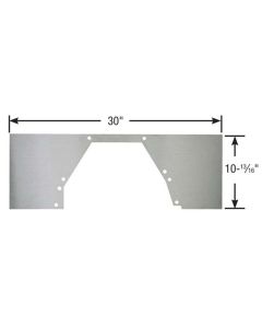 MID PLATE, FORD 351M, 400, 429, 460, ALUMINUM